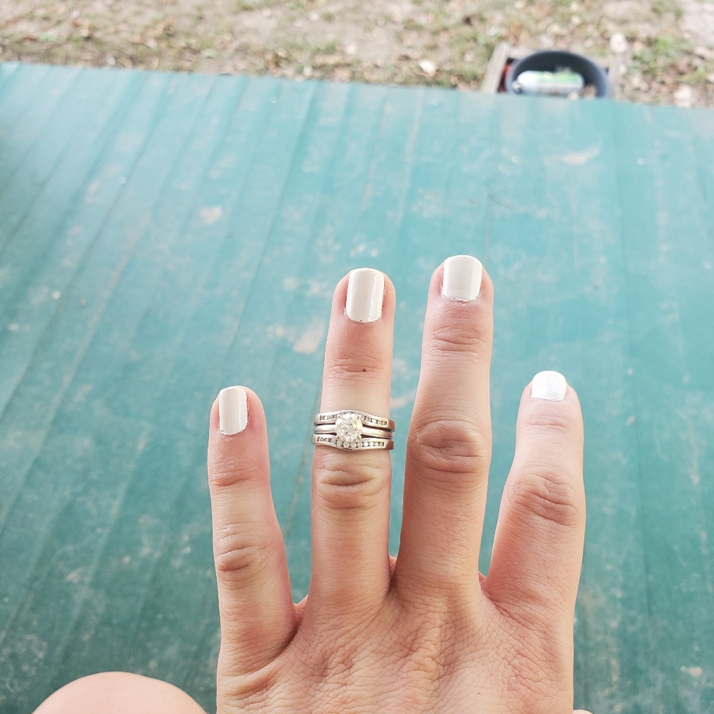Engagement wedding ring set - Picture 5 of 7